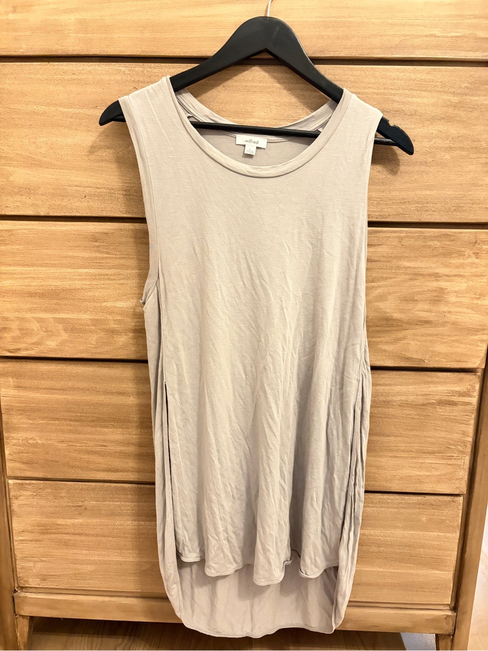 Wilfred Beige Sleeveless Tunic Tank